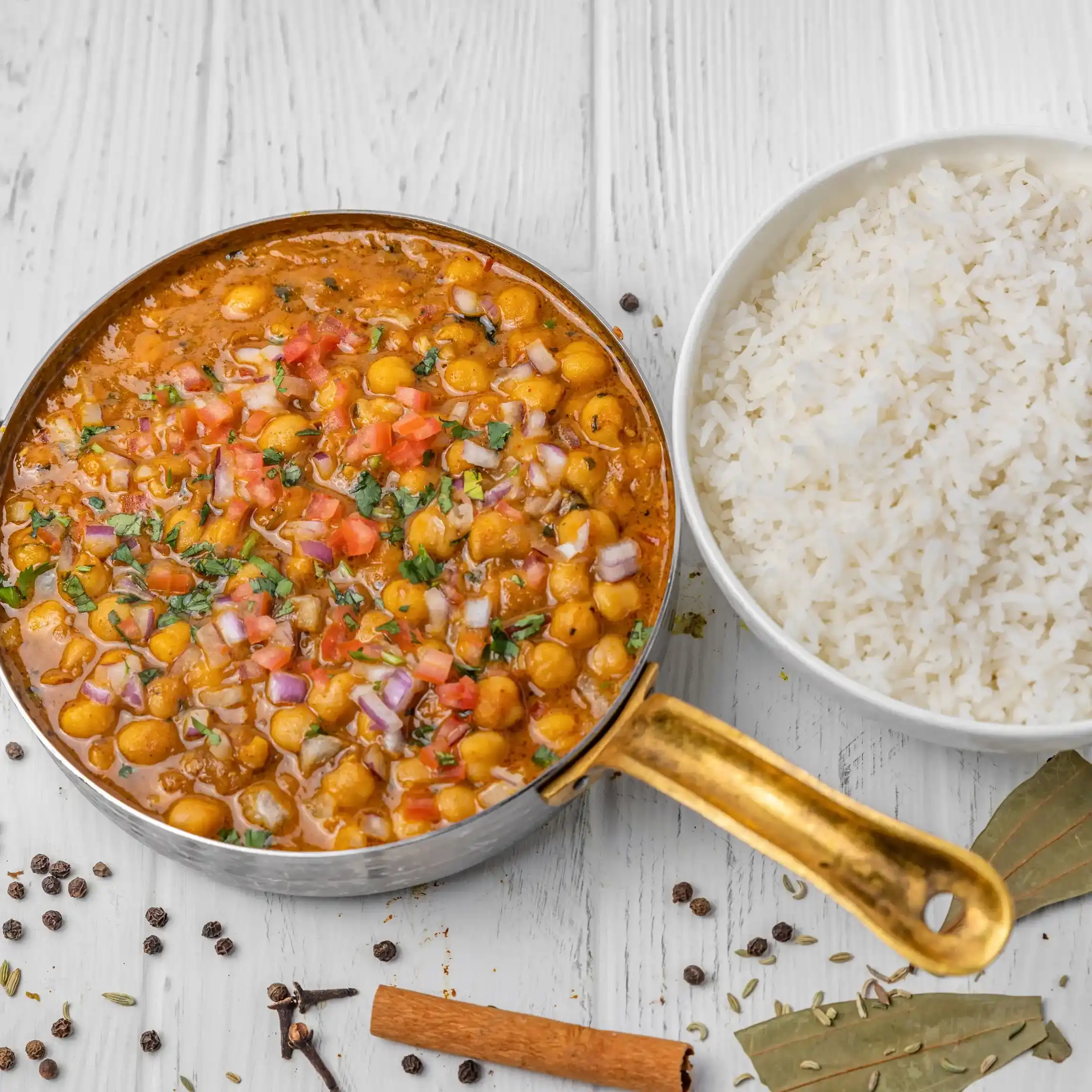 Chana Masala at Naga's South Indian Cuisine 